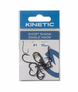 Kinetic Short Shank Single Hook