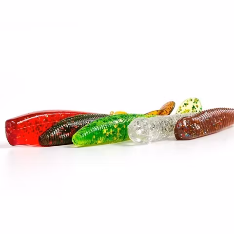 Vermz Scented soft lures shads & single tails 8-11cm 10pcs