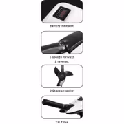 Fladen Marine vit elmotor 56Lbs