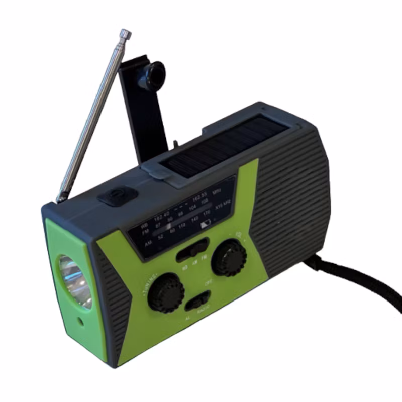 Vevradio AM/FM Powerbank Solcell inkl USB