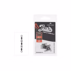 Jaws Triple Swivels 5-pack