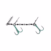 Mikado STINGER - WITH SWIVELS JAWS DOUBLE EVO STINGER FLUO - 25kg - # 1/0