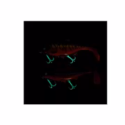 Mikado STINGER - WITH SWIVELS JAWS DOUBLE EVO STINGER FLUO - 25kg - # 1/0