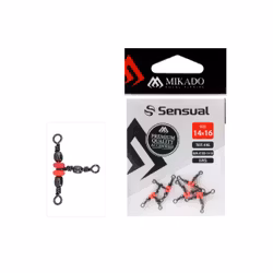 Barrel Swivel - Triple With Beads