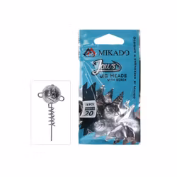 Mikado Lead Head - Jaws With Screw 3st