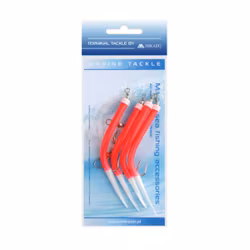 Mikado Gummi Makk Rig – 4x 2/0 Krokar