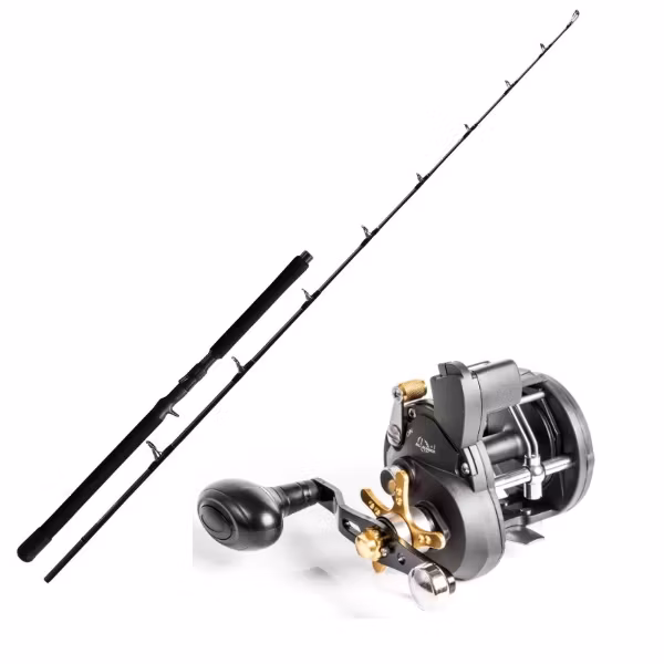 Kveite 30-50 lbs 180cm + Warbird LC3000 w Linecounter