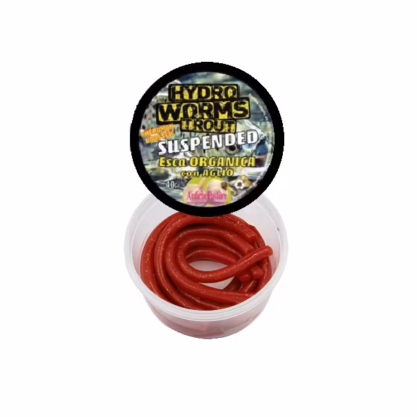 Hydro Worms Trout - Suspended Red