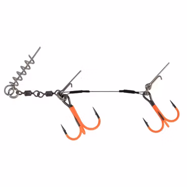 Mikado Jaws Titanium UV Double Evo Stinger - 30kg - 2/0, 1/0