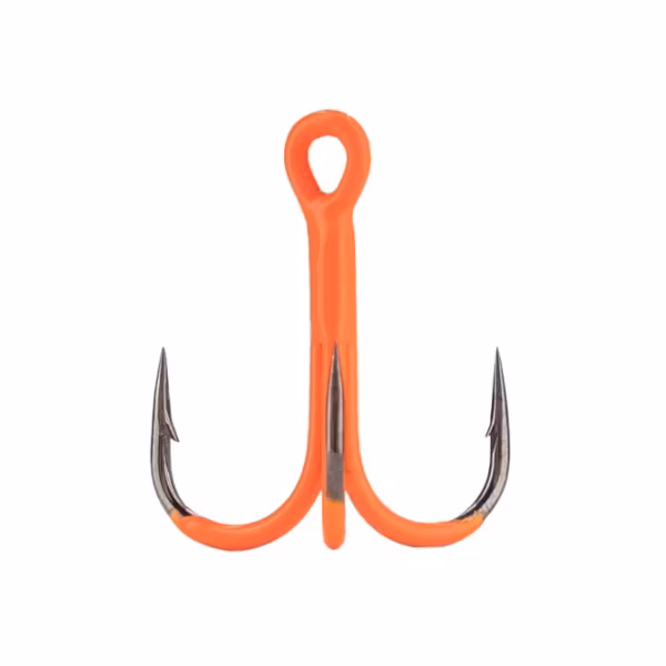 Mikado Jaws - Treble Hook UV Orange - 6st