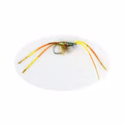 Rubber Leg Märla Yellow Orange #6