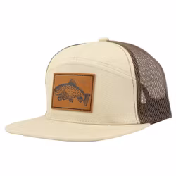 Hurricane Leather Patch Trout 7-panel Truckerkeps