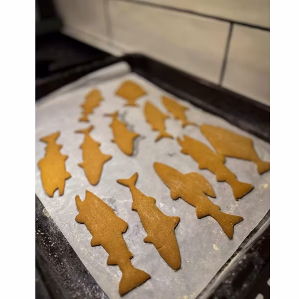 Pepparkaksformar Harr Öring/Lax Sik