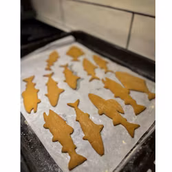 Pepparkaksformar Harr Öring/Lax Sik
