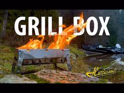 Hurricane Grill Box Stainless Steel 39x30x8 cm 1,5kg