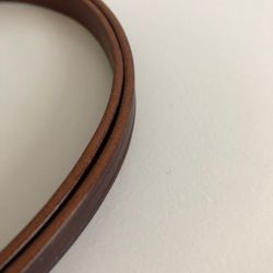 Bälte Enkel 12 mm i Oxhud