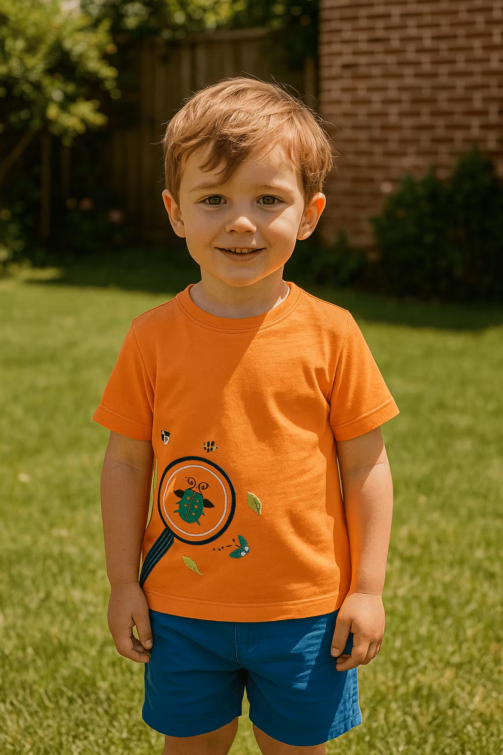 Kortärmad ekologisk t-shirt för barn från Piccalilly – sommarens mjukaste favorit