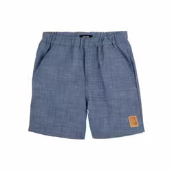 Shorts kortbyxor barn Deminblå 122cl eko bomull