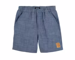 Shorts kortbyxor barn Deminblå 122cl eko bomull