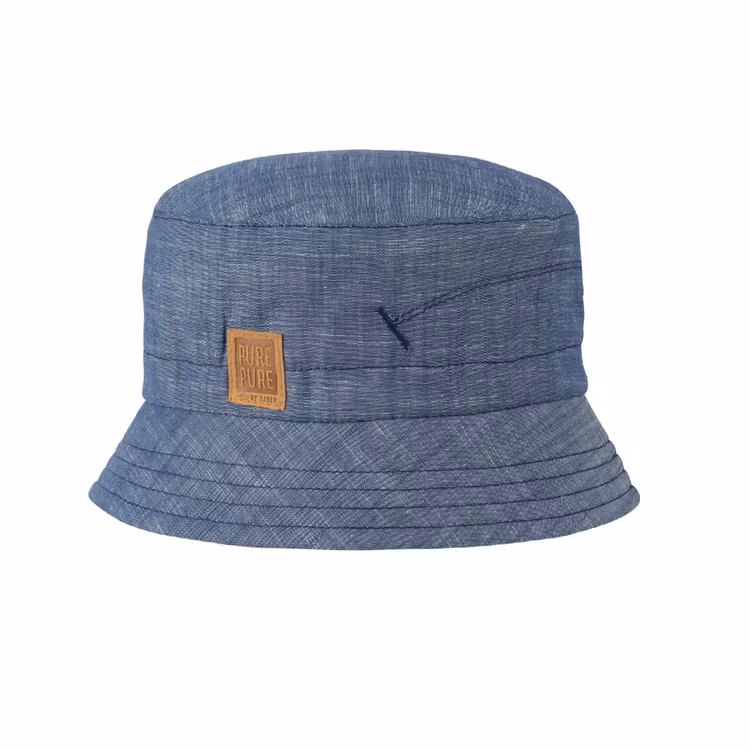 Solhatt barn blå hinkhatt