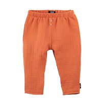 Sommar byxor barn eko bomull muslin- Papaya 80-104cl