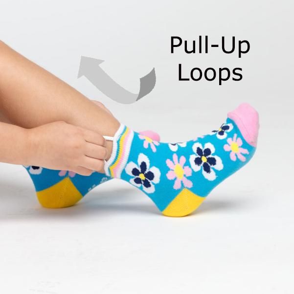 Ezsox barn strumpor - Hjärtan 2-pack (31-34) med halkskydd