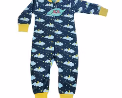 Pyjamas för baby 0-6mån eko bomull Slugs and Snails