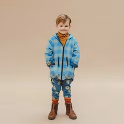Sweatpants byxor barn – Tealblå med kompasser | Ekologisk bomull- 74-128cl