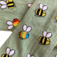 Barn strumpbyxor Rain bee - med halkskydd 0-6år