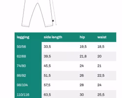 Leggings baby/barn – Rostbrun med grizzlybjörnar | Ekologisk bomull 50-92cl
