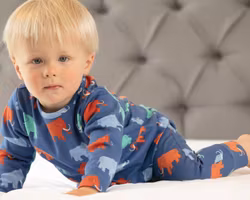 Långärmad t-shirt för barn mammut - 92-122cl