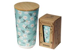 Förvaringsburk bambu med trälock  Large - Prästkrage