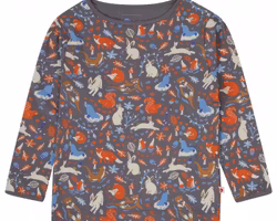 Långärmad t-shirt Wild Woods - 128-140cl