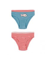 Trosor barn ekologisk bomull 2-pack - GOTS bomull 2-3år