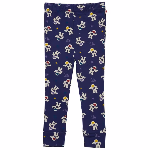 Leggings Barn "Astronaut" – Mörkblå & Unisex | Ekologisk GOTS-certifierad bomull