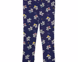 Leggings Barn Astronaut – Ekologisk bomull 4-5år
