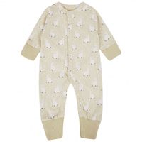 Babypyjamas - bomullssvans med kaninmönster  0-24mån