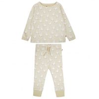 Pyjamas för barn 2-delad - Bomullssvans 1-8år eko bomull Piccalilly