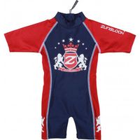 Zunblock UV-dräkt baby/barn - lion röd/blå 74-92cl