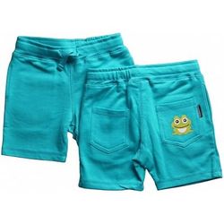 Shorts kortbyxor baby turkosa - Sweatshirt - Frogs - Maxomorra 50/56cl