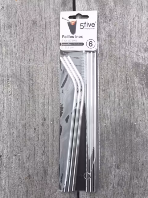 Sugrör barn metall diskbara