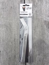 Sugrör i metall - 6-pack