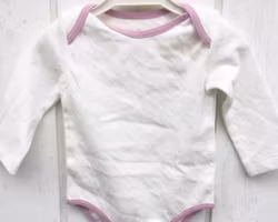 Body baby långärmad med kuverthals - 44-86cl