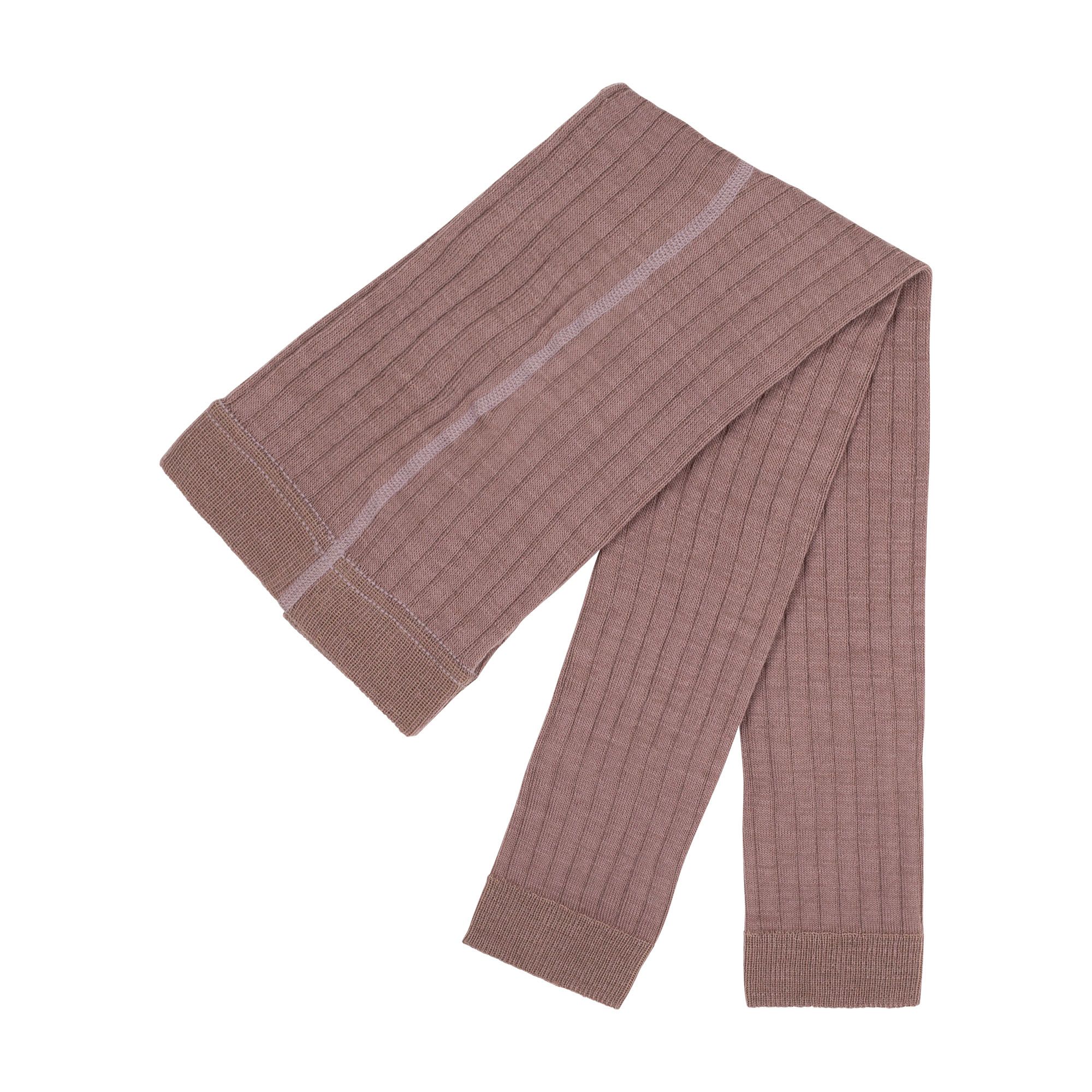 Leggings barn varmaull lila