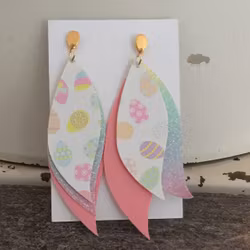 Örhängen fuskläder - Påskägg