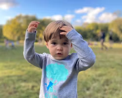 Långärmad barn t-shirt tröja grå melerad - Lime träd 3-4år ekologiska barnkläder