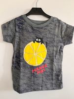 T-shirt tröja barn kortärmad blå dye - Lemon 24mån ekologiska barnkläder