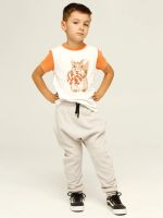 Kortärmad t-shirt tröja Ekorre från The QT (2–8 år) eko bomull barn