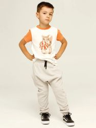 Kortärmad t-shirt tröja Ekorre från The QT (2–8 år) eko bomull barn