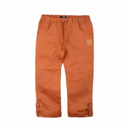 Sommarbyxor Linnebyxor barn umbra -98,110cl